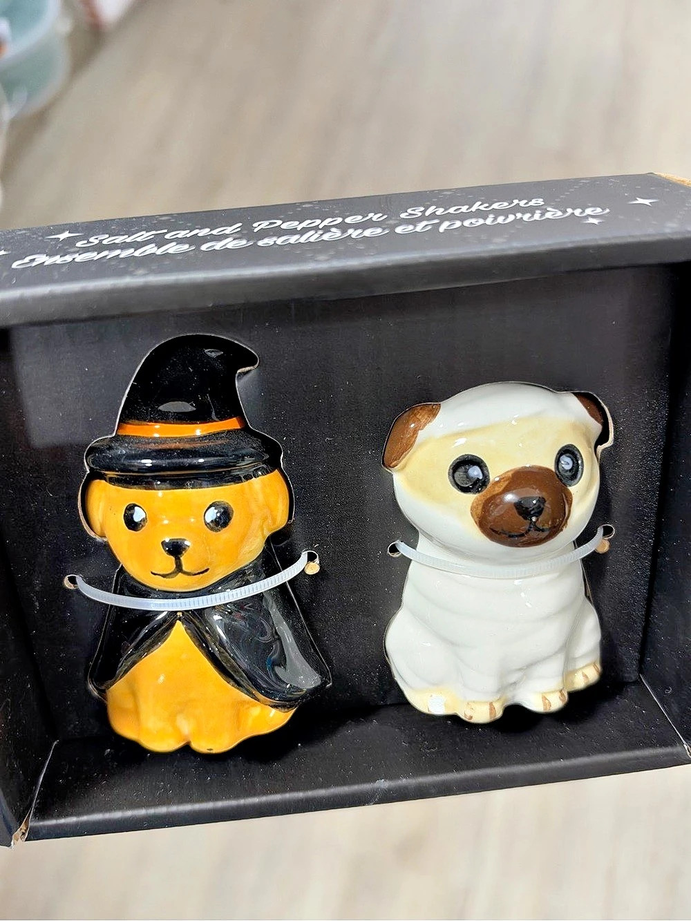 Halloween Dog & Cat Figurine Set